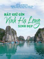 BẢO VỆ VỊNH HẠ LONG XINH ĐẸP