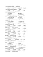 Đề thi lớp 12 học kì 1 môn tiếng anh năm 2012 đề số 3