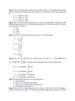 Đề thi thử đại học khối A , A1 môn vật lý năm 2013 đề số 1