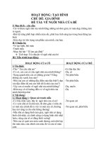 Vẽ ngôi nhà thân yêu của bé