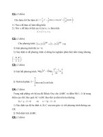 Đề thi thử đại học khối A , A1 , B , D môn toán năm 2013 đề số 116