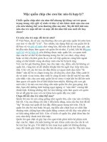 Mặc quần chip cho con lúc nào là hợp lý