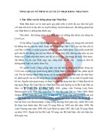 TỔNG QUAN VỀ PHÁP LUẬT XUẤT NHẬP KHẨU NHẬT BẢN