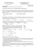 Đề thi thử đại học khối A , A1 môn vật lý năm 2013 đề số 32