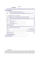 Ảnh hưởng của rủi ro kỹ thuật đến hiệu quả kính tếxã hội của một số dự án cấp đặc biệt