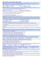 Đề thi thử đại học khối B môn sinh học năm 2012 đề số 139