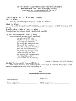 Đề thi thử đại học khối C , D môn văn năm 2012 đề số 126