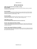 Đề thi thử đại học khối C môn lịch sử năm 2012 đề số 42