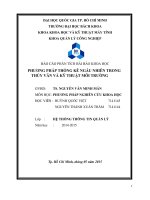 Báo cáo phân tích bài báo khoa học phương pháp thống kê ngẫu nhiên trong thủy văn và kỹ thuật môi trường 