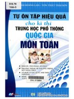 Tự học đột phá kì thi thptqg môn Toán 2016