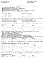 Đề thi thử đại học khối A , A1 môn vật lý năm 2012 đề số 86
