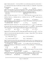 Đề thi thử đại học khối A , A1 môn vật lý năm 2012 đề số 88
