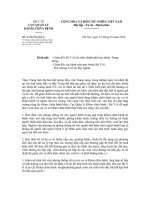 Công văn 87KCBQLCL năm 2016 về tăng cường công tác phòng chống rét cho người bệnh