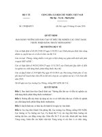 Quyết định 159QĐBYT về hướng dẫn đào tạo về điều trị nghiện bằng thuốc methadone