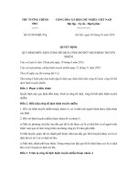 Quyết định 022016QĐTTg về điều kiện công bố dịch, công bố hết dịch bệnh truyền nhiễm