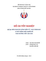 MỤC LỤC - Đồ Án Tốt Nghiệp Máy Và Hệ Thống Điều Khiển Số Theo Chương Trình 150 tc (CDIO)