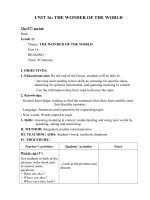 Giáo án tiếng Anh 11 unit 16