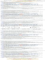 Đáp án đề thi cao đẳng môn sinh khối B năm 2013 mã đề 279