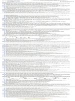 Đáp án đề thi đại học môn sinh khối B năm 2013 mã đề 371