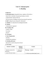 Giáo án tiếng Anh 10 unit 11