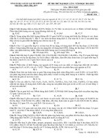 Đề thi thử đại học khối B môn hóa năm 2012 đề số 23