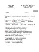 Tổng hợp đề thi thử đại học khối A1, D môn tiếng anh năm 2013 (Phần 7)