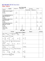 Tổng hợp đề thi lớp 6 học kì 2 môn toán năm 2013 (Phần 8)