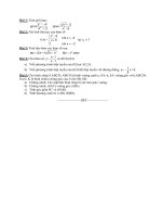 Tổng hợp đề thi lớp 11 học kì 2 môn toán năm 2013 (Phần 5)
