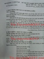 Đã có đáp án đề thi tốt nghiệp môn văn năm 2013