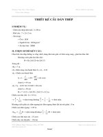 đồ án thiết kế cầu dàn thép