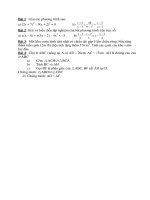 Tổng hợp đề thi lớp 8 học kì 2 môn toán năm 2013 (Phần 1)