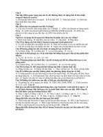 Tổng hợp đề thi thử tốt nghiệp môn sinh học năm 2013 (Phần 1)