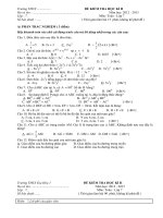 Tổng hợp đề thi lớp 7 học kì 2 môn toán năm 2013 (Phần 3)