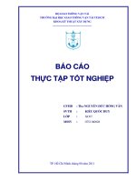 Báo cáo thực tập công ty cổ phần tư vấn xây dựng tổng hợp (NAGECCO)
