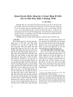 Quan hệ gia đình, dòng họ và hoạt động đi biển của cư dân thủy diện ở quảng ninh