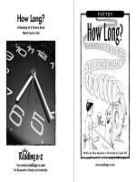 Sách tiếng Anh cho trẻ em Book 24 how long 