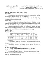 Đề thi thử đại học khối C môn địa lý năm 2012 đề số 62