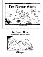 Sách tiếng Anh cho trẻ em Book 39 im never alone 