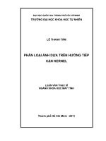 Phân loại ảnh dựa trên hướng tiếp cận KERNEL