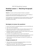 IELTS reading lesson 