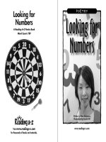 Sách tiếng Anh cho trẻ em Book 25 looking for numbers 