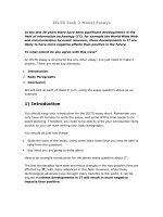 IELTS task 2 model essays 
