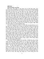 Nghiên cứu sinh tổng hợp và thu nhập poly y glutamic axit và hướng ứng dụng trong thực phẩm