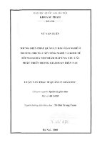 Những biện pháp quản lý đào tạo nghề ở trường trung cấp công nghệ và kinh tế đối ngoại hà nội nhằm đáp ứng yêu cầu phát triển trong giai đoạn hiện nay 