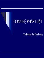 bài giảng quan hệ pháp luật