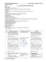 Giáo án đại số và giải tích 11 cơ bản cả năm