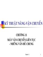 máy vận chuyển liên tục và những vấn đề chung