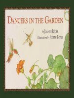 Sách tiếng Anh cho trẻ em Dancers in the garden 