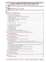 lý thuyết đại cương về  dao động điều hòa