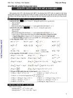 chuyên đề luyện thi đại học 2016 giải phương trình bất phương trình mũ logarit